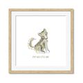 Picture of Stay Wild Wolf _GroupedProduct_Square_Mini_ _GroupedProduct_Square_Framed_Matted_