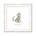Picture of Stay Wild Wolf _GroupedProduct_Square_Mini_ _GroupedProduct_Square_Framed_Matted_