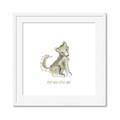 Picture of Stay Wild Wolf _GroupedProduct_Square_Mini_ _GroupedProduct_Square_Framed_Matted_