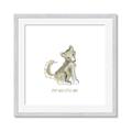 Picture of Stay Wild Wolf _GroupedProduct_Square_Mini_ _GroupedProduct_Square_Framed_Matted_