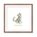 Picture of Stay Wild Wolf _GroupedProduct_Square_Mini_ _GroupedProduct_Square_Framed_Matted_