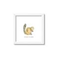 Picture of Stay Busy Beaver _GroupedProduct_Square_Mini_ _GroupedProduct_Square_Framed_Matted_