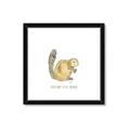 Picture of Stay Busy Beaver _GroupedProduct_Square_Mini_ _GroupedProduct_Square_Framed_Matted_