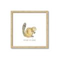 Picture of Stay Busy Beaver _GroupedProduct_Square_Mini_ _GroupedProduct_Square_Framed_Matted_