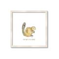Picture of Stay Busy Beaver _GroupedProduct_Square_Mini_ _GroupedProduct_Square_Framed_Matted_