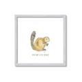 Picture of Stay Busy Beaver _GroupedProduct_Square_Mini_ _GroupedProduct_Square_Framed_Matted_