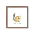 Picture of Stay Busy Beaver _GroupedProduct_Square_Mini_ _GroupedProduct_Square_Framed_Matted_