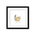 Picture of Stay Busy Beaver _GroupedProduct_Square_Mini_ _GroupedProduct_Square_Framed_Matted_