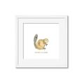 Picture of Stay Busy Beaver _GroupedProduct_Square_Mini_ _GroupedProduct_Square_Framed_Matted_