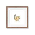 Picture of Stay Busy Beaver _GroupedProduct_Square_Mini_ _GroupedProduct_Square_Framed_Matted_