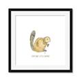 Picture of Stay Busy Beaver _GroupedProduct_Square_Mini_ _GroupedProduct_Square_Framed_Matted_