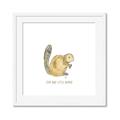 Picture of Stay Busy Beaver _GroupedProduct_Square_Mini_ _GroupedProduct_Square_Framed_Matted_