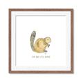 Picture of Stay Busy Beaver _GroupedProduct_Square_Mini_ _GroupedProduct_Square_Framed_Matted_