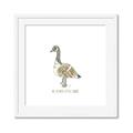 Picture of Clever Little Goose _GroupedProduct_Square_Mini_ _GroupedProduct_Square_Framed_Matted_