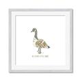 Picture of Clever Little Goose _GroupedProduct_Square_Mini_ _GroupedProduct_Square_Framed_Matted_