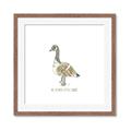 Picture of Clever Little Goose _GroupedProduct_Square_Mini_ _GroupedProduct_Square_Framed_Matted_