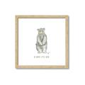 Picture of Be Brave Little Bear _GroupedProduct_Square_Mini_ _GroupedProduct_Square_Framed_Matted_