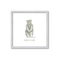 Picture of Be Brave Little Bear _GroupedProduct_Square_Mini_ _GroupedProduct_Square_Framed_Matted_