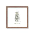 Picture of Be Brave Little Bear _GroupedProduct_Square_Mini_ _GroupedProduct_Square_Framed_Matted_