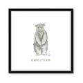 Picture of Be Brave Little Bear _GroupedProduct_Square_Mini_ _GroupedProduct_Square_Framed_Matted_