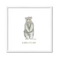 Picture of Be Brave Little Bear _GroupedProduct_Square_Mini_ _GroupedProduct_Square_Framed_Matted_