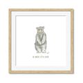 Picture of Be Brave Little Bear _GroupedProduct_Square_Mini_ _GroupedProduct_Square_Framed_Matted_