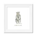 Picture of Be Brave Little Bear _GroupedProduct_Square_Mini_ _GroupedProduct_Square_Framed_Matted_