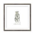 Picture of Be Brave Little Bear _GroupedProduct_Square_Mini_ _GroupedProduct_Square_Framed_Matted_