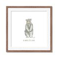 Picture of Be Brave Little Bear _GroupedProduct_Square_Mini_ _GroupedProduct_Square_Framed_Matted_