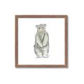 Picture of Little Bear _GroupedProduct_Square_Mini_ _GroupedProduct_Square_Framed_Matted_