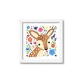 Picture of In the Garden Deer _GroupedProduct_Square_Mini_ _GroupedProduct_Square_Framed_Matted_