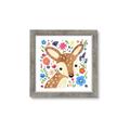 Picture of In the Garden Deer _GroupedProduct_Square_Mini_ _GroupedProduct_Square_Framed_Matted_