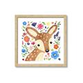 Picture of In the Garden Deer _GroupedProduct_Square_Mini_ _GroupedProduct_Square_Framed_Matted_