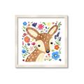 Picture of In the Garden Deer _GroupedProduct_Square_Mini_ _GroupedProduct_Square_Framed_Matted_
