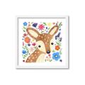 Picture of In the Garden Deer _GroupedProduct_Square_Mini_ _GroupedProduct_Square_Framed_Matted_