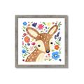 Picture of In the Garden Deer _GroupedProduct_Square_Mini_ _GroupedProduct_Square_Framed_Matted_