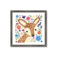 Picture of In the Garden Deer _GroupedProduct_Square_Mini_ _GroupedProduct_Square_Framed_Matted_