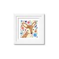 Picture of In the Garden Deer _GroupedProduct_Square_Mini_ _GroupedProduct_Square_Framed_Matted_