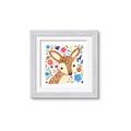 Picture of In the Garden Deer _GroupedProduct_Square_Mini_ _GroupedProduct_Square_Framed_Matted_