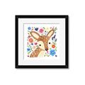 Picture of In the Garden Deer _GroupedProduct_Square_Mini_ _GroupedProduct_Square_Framed_Matted_