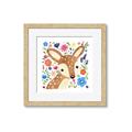 Picture of In the Garden Deer _GroupedProduct_Square_Mini_ _GroupedProduct_Square_Framed_Matted_