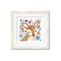 Picture of In the Garden Deer _GroupedProduct_Square_Mini_ _GroupedProduct_Square_Framed_Matted_