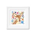 Picture of In the Garden Deer _GroupedProduct_Square_Mini_ _GroupedProduct_Square_Framed_Matted_