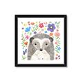 Picture of In the Garden Hedgehog _GroupedProduct_Square_Mini_ _GroupedProduct_Square_Framed_Matted_