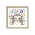 Picture of In the Garden Hedgehog _GroupedProduct_Square_Mini_ _GroupedProduct_Square_Framed_Matted_