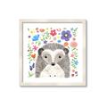 Picture of In the Garden Hedgehog _GroupedProduct_Square_Mini_ _GroupedProduct_Square_Framed_Matted_