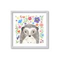 Picture of In the Garden Hedgehog _GroupedProduct_Square_Mini_ _GroupedProduct_Square_Framed_Matted_
