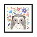 Picture of In the Garden Hedgehog _GroupedProduct_Square_Mini_ _GroupedProduct_Square_Framed_Matted_