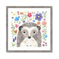 Picture of In the Garden Hedgehog _GroupedProduct_Square_Mini_ _GroupedProduct_Square_Framed_Matted_