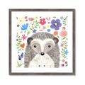 Picture of In the Garden Hedgehog _GroupedProduct_Square_Mini_ _GroupedProduct_Square_Framed_Matted_